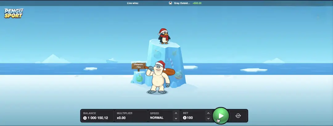 Pengu sport online game. Pengu sport online game.